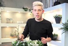 Poveşti de Crăciun aduse la Ploieşti de un florist campion din ţara câmpurilor cu flori