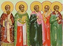 Pomenirea sfinţilor mucenici Pamfil, Valent, Pavel, Seleuc, Porfiriu, Iulian, Teodul, Ilie, Ieremia, Isaia, Samuil şi Daniil