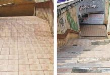 Lucrări refăcute la treptele de la pasajul din centrul Ploieştiului