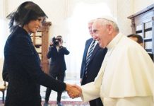 Donald Trump a avut prima întâlnire oficială cu Papa Francisc