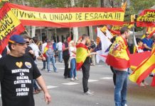 Ieri, marș pro-uniune la Barcelona