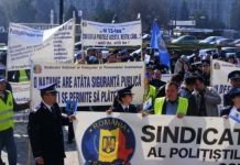 Sindicaliştii din poliţie solicită indexarea pensiilor militare de stat cu rata inflaţiei, majorarea normei de hrană