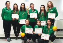 Echipa de popice Conpet Petrolul Ploieşti, medaliată cu bronz în Campionatul Naţional la U23