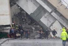 Zeci de morţi după prăbuşirea unui segment suspendat al autostrăzii din Genova