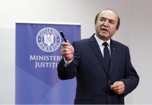 Tudorel Toader se întâlneşte mâine cu grupul de raportori ai Comisiei de la Veneţia
