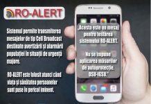 Astăzi, în judeţ, încep testele aplicaţiei RO-ALERT!