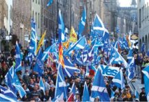 Miting pentru independenţa Scoţiei