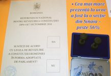 Pragul de validare la referendum a fost depăşit în doar 30 de secţii de votare din Prahova