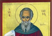 Pomenirea Sfântului Sava cel Sfințit