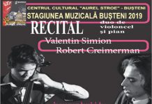 La Centrul Cultural Buşteni se deschide “Stagiunea muzicală” 2019