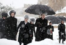 A nins după mulţi ani la Ierusalim !