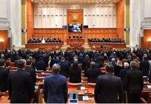 Parlamentul se întruneşte în şedinţă solemnă pe 2 aprilie