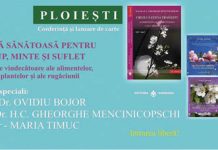 Conferinţă şi lansare de carte – evenimente pentru trup şi suflet
