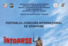 La Plopeni, o nouă ediţie a concursul de epigrame „Întoarse ca Ploieşti”