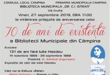 La Câmpina – 70 de ani de sărbătoare a cărţilor