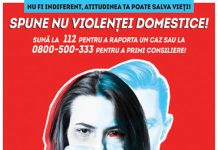 Ieri a început campania naţională „Stop violenţei domestice împotriva femeilor”
