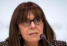 Ekaterini Sakellaropoulou, prima femeie aleasă în funcţia de preşedinte al Greciei