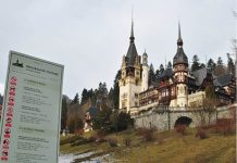 Până la sfârşitul lunii martie, Castelul Peleş şi Pelişorul nu se pot vizita în primele zile ale săptămânii