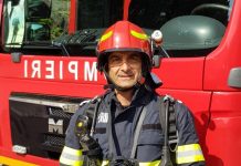 Plutonierul major George Stroilescu a primit Emblema de Onoare a MAI