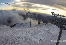 Gondola Carp din Sinaia, oprită temporar în weekend, din cauza rafalelor puternice de vânt!
