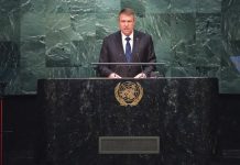 Preşedintele Iohannis va participa, în perioada 21-23 septembrie, la Adunarea Generală a ONU