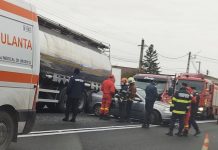 Val de accidente pe DN1B. Unul dintre conducătorii auto implicați are 87 de ani