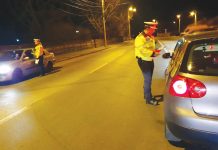 Razii nocturne în judeţ. Cinci permise reţínute, amenzi de aproape 39 mii de lei