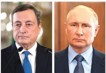 Mario Draghi deplânge ineficacitatea ”dialogului” cu Vladimir Putin, care nu opreşte ”oroarea” din Ucraina