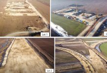 Stadiul lucrărilor pe șantierul A7: lotul 2, cu mult înaintea lotului 1!