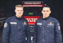 Alin şi Robert, de la Detaşamentul de Pompieri Ploieşti – salvatori la început de drum