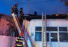 Incendiu violent în Ploieşti