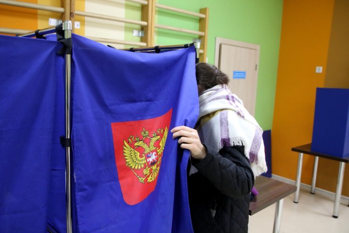 Presidential Election 2024 in Saint Petersburg, Russia - 15 Mar 2024