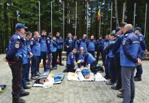 La Centrul Montan Sinaia, cursuri de prim-ajutor pentru cadre din jandarmerie