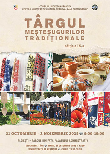 afis Târgul Meșteșugurilor Tradiționale