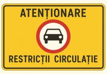 Restricţie parţială de trafic pe Drumul Naţional 1, în zona localităţii Cornu