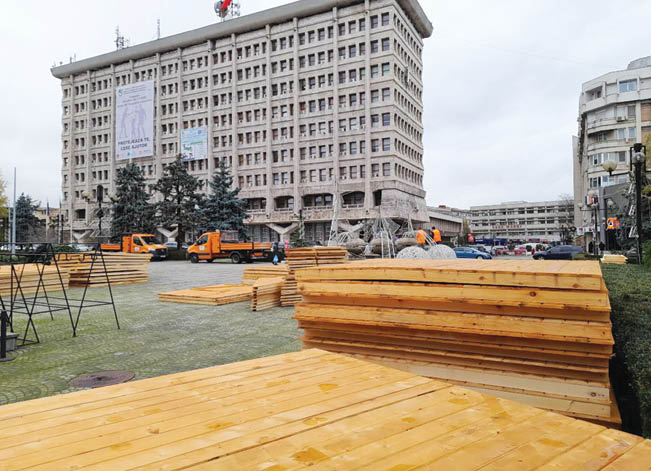 amenajare Târgul de Crăciun_Ploiesti