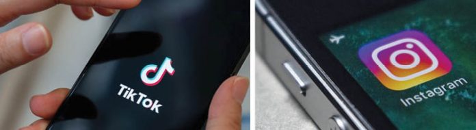 tik tok si instagram