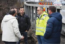 Virgiliu Nanu, președintele CJ Prahova, verificări pe DN1 după o surpare de taluz