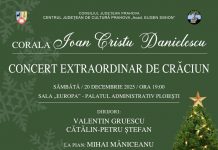 Corala „Ioan Cristu Danielescu” organizează la Ploieşti Concertul extraordinar de Crăciun