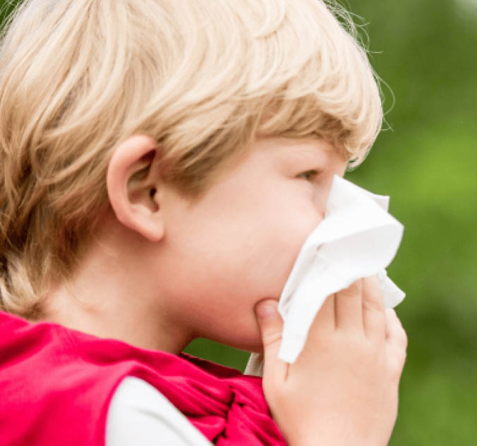 rinita alergica copii