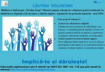 Biblioteca Județeană „Nicolae Iorga” Ploiești caută voluntari pentru proiectele sale
