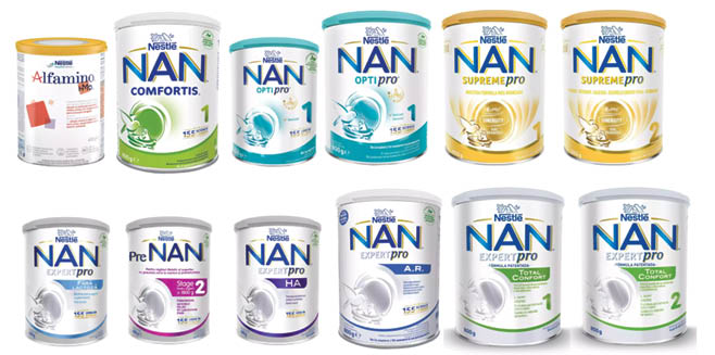 lapte praf nan