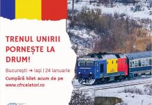 „Trenul Unirii” ajunge sâmbătă și în Ploiești Sud și Mizil. Călătorie simbolică la 167 de ani de la Unirea Principatelor