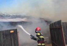 Case în flăcări la Albeşti Paleologu şi Brebu!